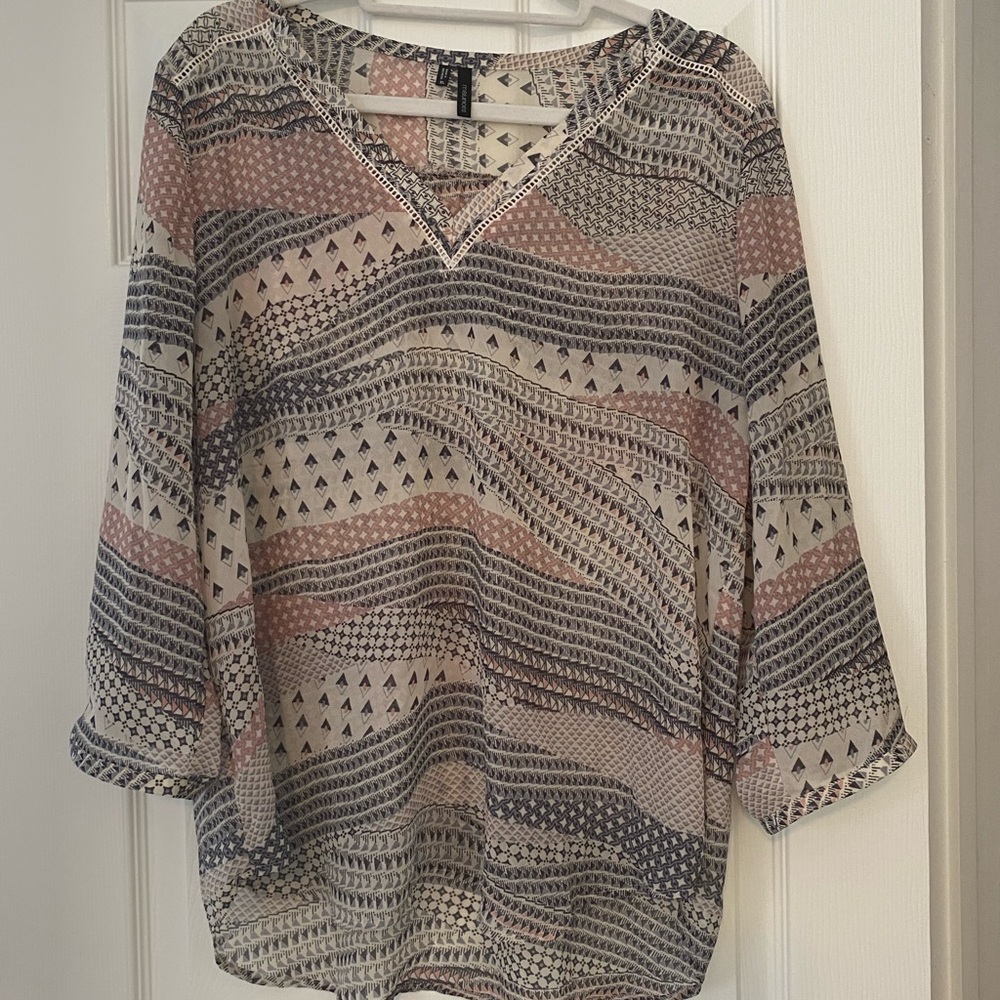 Maurices Patterned Blouse